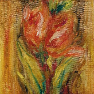 Tulips by Pierre Auguste Renoir